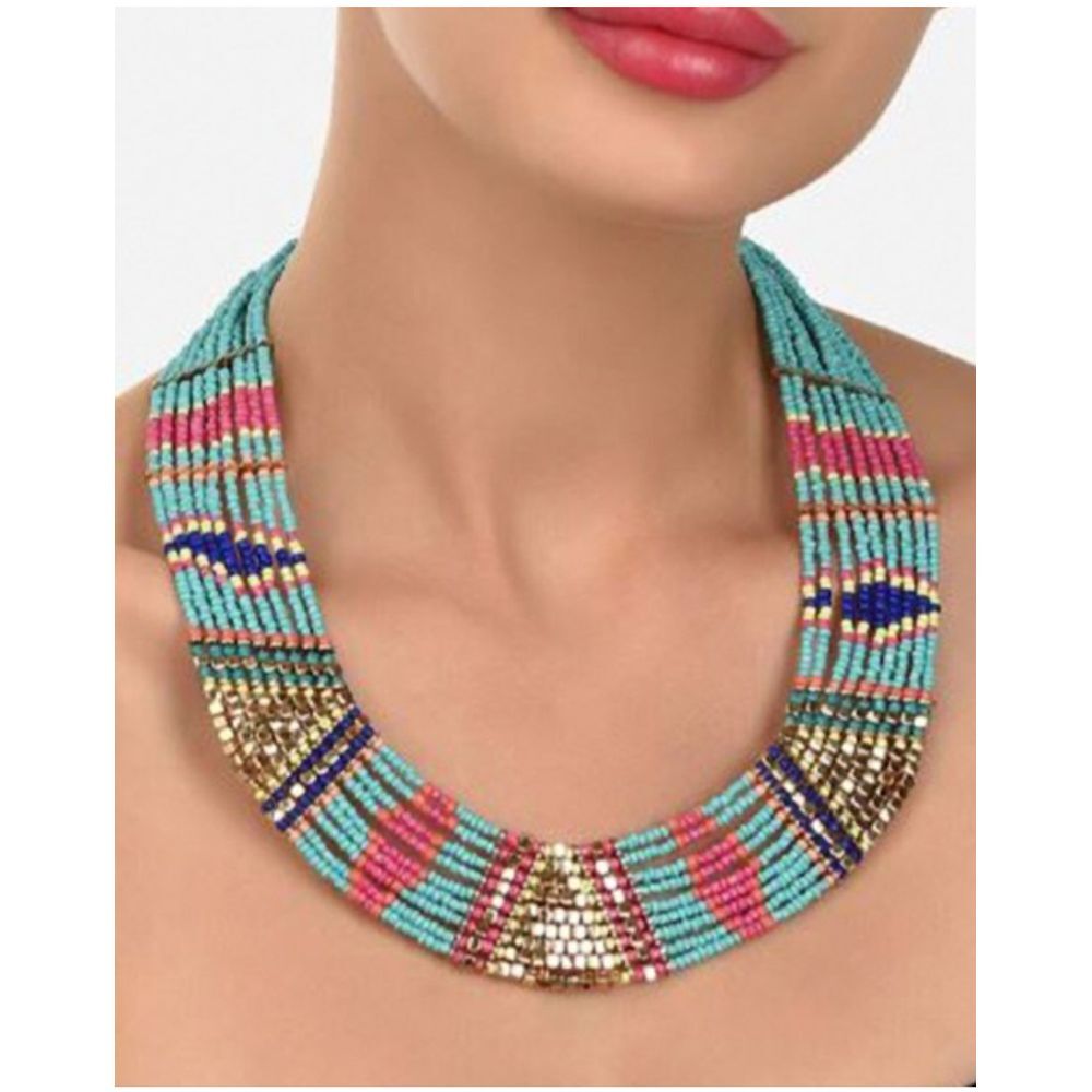Supriya Designer Elegant Multi Color Beads Necklace